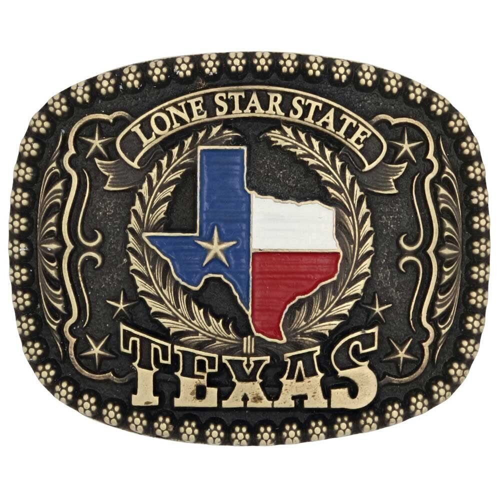 4372 Longhorn Series Attitude Western Belt Buckle Lone Star Heritage